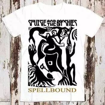 230 Gsm 100% Cotton Siouxsie And The Banshees Spellbound Best Seller T Shirt Music Retro Top Tee Gift Cool Unisex 8620 XXS белый
