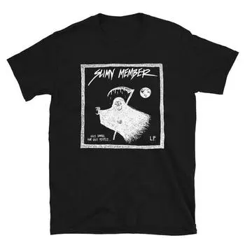 230 Gsm 100% Cotton Slimy Member Ugly Songs For Ugly People Shirt XXS чёрный