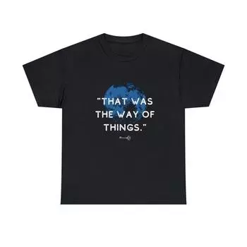 230 Gsm 100% Cotton The Way Of Things Auri The Name Of The Wind Tshirt XXS чёрный