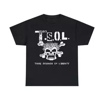 230 Gsm 100% Cotton Tsol T Shirt Socal Hardcore Punk Agent Orange Adolescents Circle Jerks Fear Germs Reagan Youth Jfa Mdc Heavy Cotton T Shirt XXS чёрный