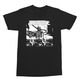 230 Gsm 100% Cotton Unholy Gravewar 2 Sided Shirt Grindcore Gism Disclose Dropdead Japan Effigy XXS чёрный