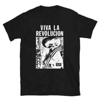 230 Gsm 100% Cotton Viva La Revolucion Shirt XXS чёрный