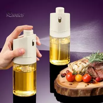 230 мл бутылка-распылитель для масла компактный пищевой дозатор масла широкоугольный распылитель масляного тумана герметичный колпачок многоразовый кухонный аксессуар для кухни барбекю белый