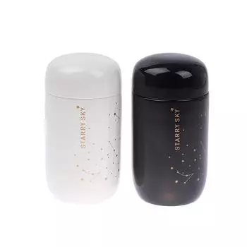 230 мл Мини Карманный Термос Бутылка Из Нержавеющей Стали Дорожный Термос Кружка Кофе белый