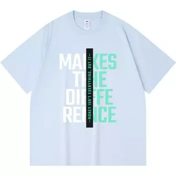 230GSM 100% Cotton T-Shirt Money Motivational Quote Modern Typographic Print Tees Funny Harajuku Style Combed Cotton Tshirt XS абрикосовый