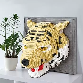 2313 шт. набор строительных блоков «Тигровая фреска» подарки тигровый