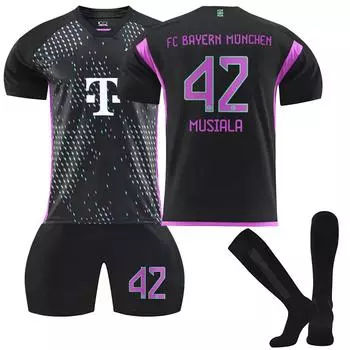 2324 Бавария-Мюнхен, выездные футбольные майки, шорты, носки, комплект, новый сезон, шорты, носки, размеры для взрослых, наряды 18