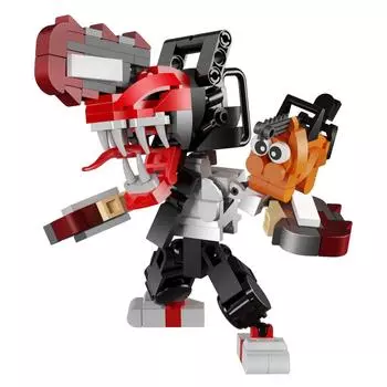 239PCS Chainsawed Man High-End Brickheadz Building Blocks Set Cartoon Figures Denji And Dog Character Bricks Toy Kids Gift Paper Instruction