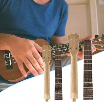 23/26 дюймов Практичный износостойкий прочный сменный гриф для укулеле из деревянного материала Инструментальные принадлежности M
