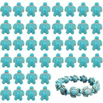 23/46 шт. Бусины в виде черепахи, каменные бусины, подвески, оптом, тема океана, морские животные, резьба, бусины для ювелирных изделий, браслеты своими руками, ожерелья, серьги 23pcs