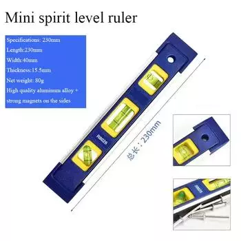 23-50 см прецизионный твердый алюминиевый сплав сильный магнитный пузырьковый уровень угловая линейка деревообработка