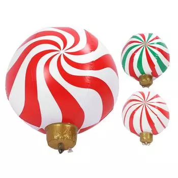 23,62 дюйма Рождественский конфетный рождественский украшенный шар забавный ПВХ надувной шар украшение рождественский шар орнамент Model A Xmas Windmill