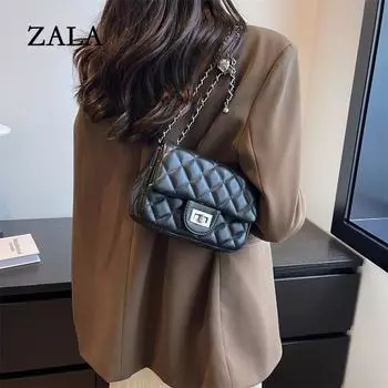 23 года назад новая женская сумка Xiaoxiangfeng через плечо, сумка-мессенджер, ежедневная дорожная сумка с цепочкой, женская сумка с бриллиантами one size fits all