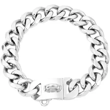 23 мм ошейник из золотой цепи для собак из нержавеющей стали с кубинским звеном Heavy Duty Bull для больших собак 14inch(35.5cm)