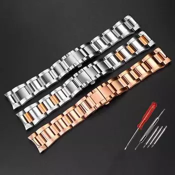 23 мм высококачественный ремешок для часов из нержавеющей стали для Cartier W7100037/W7100041/7100015 серии металлические браслеты для часов мужские ремешки для часов 23mm серебряный