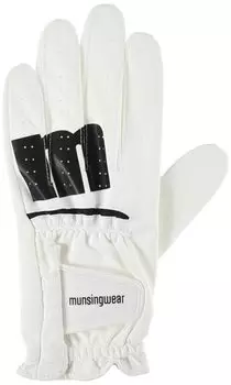 23 Model Gloves All Weather Golf MQBVJD01 WH00 L [Munsingwear] Spring/Summer [ENVOY] Right-handed Men s (White)