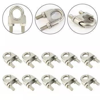 23) Надежное соединение с помощью захватов Bulldog из нержавеющей стали морского класса 10 шт. 4 мм, идеально подходит для строительных проектов CHINA