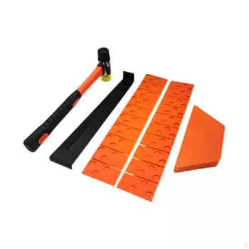 23 предмета *Инструменты для укладки деревянного пола, полный набор, молоток, переносной деревянный фитинг Style C