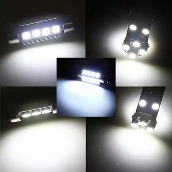 23 шт. светодиодных автомобильных сигнальных ламп 6000K T10 5050 W5w, комплект светодиодных ламп для чтения, лампы подсветки номерного знака багажника, аварийные лампы, автомобильные фары 6000K