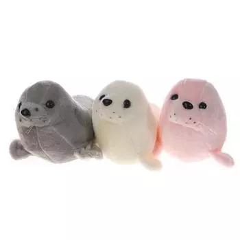 23 см мягкая печать плюшевые игрушки милый морской мир животных мягкая кукла морской лев плюшевый подарок для детей