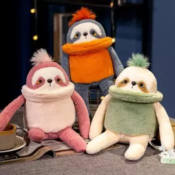 23 см плюшевое животное ленивый ленивец настоящие мягкие животные кукла игрушка подарки дети девочки домашний декор праздничные принадлежности 23cm
