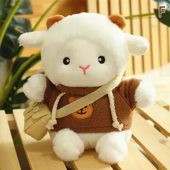 23 см ПП хлопок мультфильм плюшевые овцы мягкие игрушки DIY аксессуары подарок для девочки