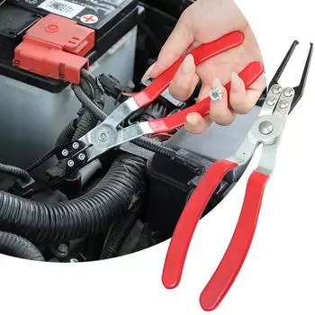 23 см Универсальный съемник реле Плоскогубцы для снятия предохранителей Плоскогубцы промышленного класса для снятия предохранителей Ручной инструмент для ремонта автозапчастей красный