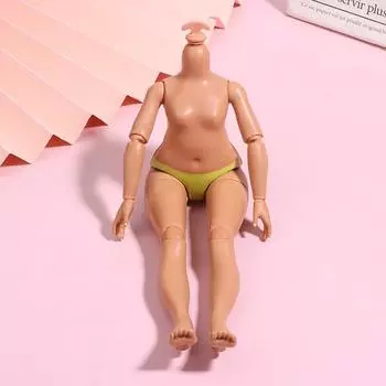 23 см Высота Тело куклы старшей сестры 1/6 Подвижное тело с суставами Темно-/Светло-коричневая кожа Аксессуары для куклы-слайма