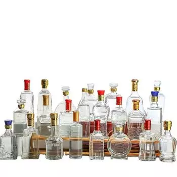 23 стиля бессвинцовый графин для виски для ликера, шотландского бурбона, 500 мл, прозрачная бутылка для алкоголя, уникальный ликерный бар и украшение для вечеринки