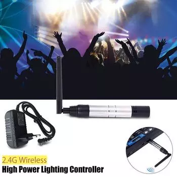 23DBM, высокая мощность, 1000 м, сверхдальнее расстояние, 2,4G, беспроводной мужской XLR-передатчик, контроллер освещения US Plug