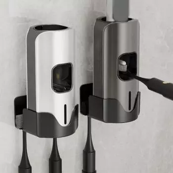 23GA Автоматический дозатор зубных паст настенный для ванной комнаты выдавливатель зубных паст белый