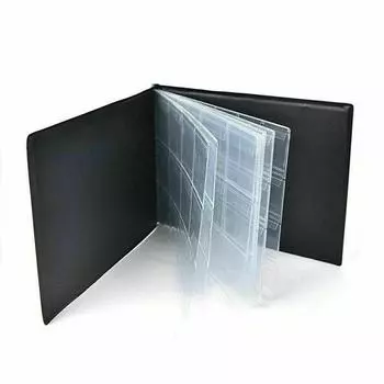 240 карманов для коллекции монет, высококачественный ПВХ-чехол для хранения коллекции монет, пенни-альбом, подарочный альбом для коллекционирования монет чёрный