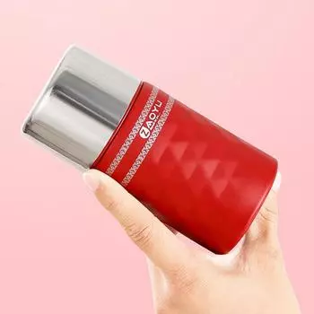 240 мл/350 мл модная мини-двойная термос из нержавеющей стали 316 с фильтром портативная женская карманная кружка-термос для кофе и чая 240ml чёрный