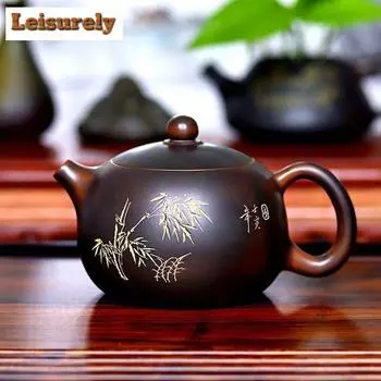 240 мл чайник из керамики Qinzhou Nixing, известный мастер, чистый ручной работы, чайник Xishi, китайский фильтр, аксессуары для чайной посуды, чайник Zisha Beauty