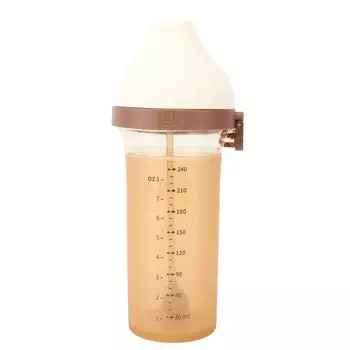 240 мл флип-топ детский поильник с широким горлом утяжеленная трубочка чашка для детей старше 12 месяцев