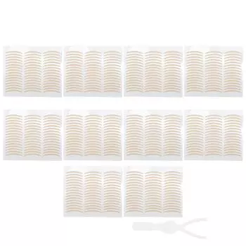 240 пар дышащих натуральных двойных веко-ленточных наклеек, полоска для подтяжки век, наклейка на веко