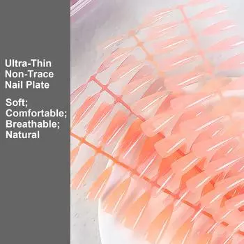 240 шт., накладные ногти, акриловые желе, накладные ногти с полным покрытием, искусственные ногти острой формы H097-2