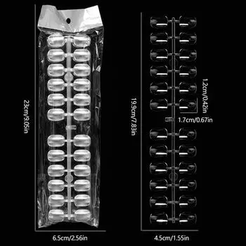 240 шт. накладных ногтей, цветная карта, демонстрационная полка для практики, маникюрный инструмент