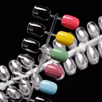 240 шт. накладных ногтей, цветная карта, показывающая полку, подставка для ногтей, гель-лак, лак, инструмент для маникюра, образцы ногтей onesize