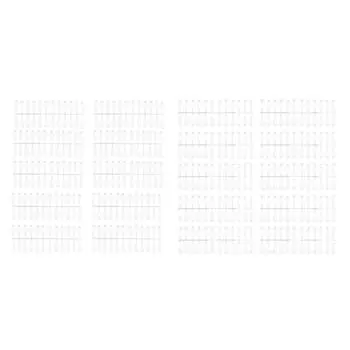 240 шт. Прозрачные палочки для ногтей, демонстрационные насадки для маникюра Long Pointed