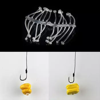 240 шт., прозрачные рыболовные снасти для бойлов, стопоры для гантелей, приманки для карпа