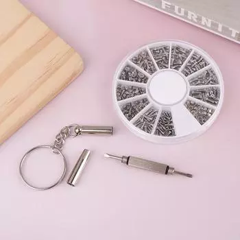 240 шт. разных винтов и гаек, мини-маленькие винты для ремонта телефонов, часов, очков, болтов и гаек от M1 до M1.4 для очков A1