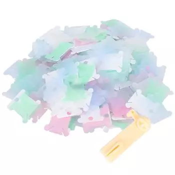 240 шт., шпульная карта, DIY, прозрачная пластиковая вышивка, швейная намоточная пластина, принадлежности