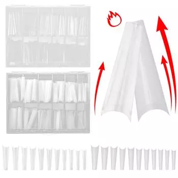 240 шт., удлиненные накладные ногти, искусственные французские накладные ногти для маникюрного салона «сделай сам», 240 шт. Natural