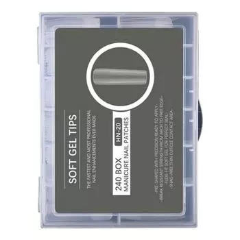 240 шт., удлиненный набор текстурных накладок для дизайна ногтей, бесшовные, универсальные, ложные, матовые, противоскользящие, длительный срок службы A