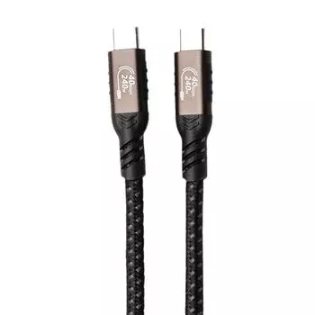 240W Charger for Thunderbolt 4 Cable 8K USB 4 Cable Full Feature Type C 40Gbps Dual 8K Video Cord For Thunderbolt 4 Cable 0.2m