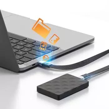 240 Вт USB C - USB C кабель для зарядки плоский нейлоновый шнур синхронизации данных зарядный шнур эффективный тип C шнур быстрый для телефона 15 Pad 12CM