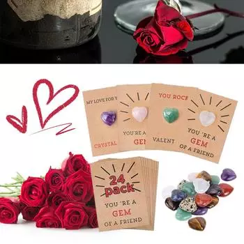 24/12 Pack Valentines Day Cards Creative Valentines Greeting Cards Gift for Kids 24PCS