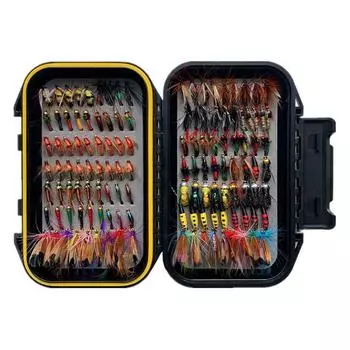 24-137 шт., приманка для ловли форели нахлыстом, сухие/мокрые мухи, нимфы, приманки для подледной рыбалки, искусственная приманка в упаковке 24Pcs/Box(Single Style)