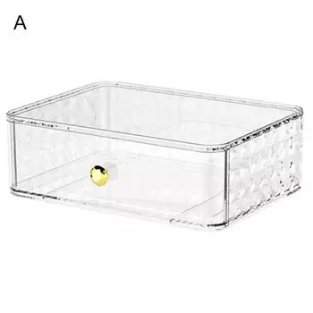 24,2817,4*8 см, прозрачный ящик для хранения, органайзер для макияжа, штабелируемый чехол для хранения с ящиками, гладкий контейнер для мелочей, шкаф B